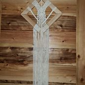 Meu projeto do curso: Introdução à tapeçaria em macramê . % estelamoyses tarafından hazırlanan Sanat ve El Sanatları, El, af Sanatları, Ve Makrome projesi - 08.31.2021