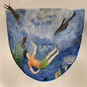 My project in Watercolor Techniques for Dreamlike Illustrations course. Traditional illustration, Drawing, Watercolor Painting, and Editorial Illustration project by Vassi - 08.30.2021