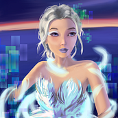 Mi Proyecto del curso: Retratos digitales de fantasía con Photoshop. Un progetto di Illustrazione tradizionale, Disegno, Illustrazione digitale, Disegno di ritratti, Disegno digitale e Pittura digitale di Mikel Dalmau - 31.08.2021