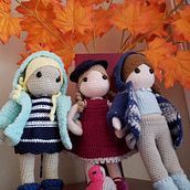 Mi Proyecto del curso: Amigurumi: diseño de ropa, pelo y complementos. Arts, Crafts, To, Design, Fiber Arts, Crochet, and Amigurumi project by Marlene Bernuy - 08.29.2021