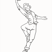 Mi Proyecto del curso: Ilustración de personajes dinámicos el bailaren del 50. Traditional illustration, Character Design, Comic, Creativit, Drawing, Digital Drawing, and Manga project by Jorge Spuler Bórquez - 04.30.2021