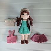 Mi Proyecto del curso: Amigurumi: diseño de ropa, pelo y complementos. Un progetto di Artigianato, Design di giocattoli, Fiber Art, Uncinetto e Amigurumi di vivi_dido - 31.08.2021