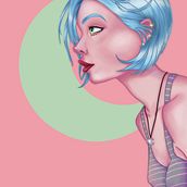 Mi Proyecto del curso: Retrato de personajes femeninos con Procreate. Un proyecto de Ilustración tradicional, Ilustración digital y Dibujo digital de Juan Manuel Martínez Acosta - 23.08.2021