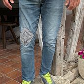 My project in Embroidery: Clothing Repair course. Een project van Borduurwerk, Naaiwerk, DIY y Upcycling van Aldegonde Le Compte - 25.08.2021