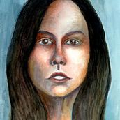 Mi Proyecto del curso: Retrato artístico en acuarela. Fine Arts, Painting, Watercolor Painting, and Portrait Drawing project by LISA WILLIAMS GOODRICH - 08.31.2021