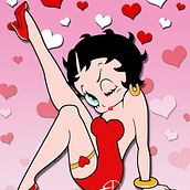 Betty Boop. Ilustração tradicional projeto de Francisco Javier García Rivero - 01.09.2021