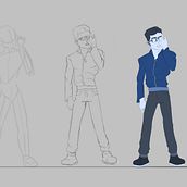 Mi Proyecto del curso: Introducción al diseño de personajes para animación y videojuegos. Traditional illustration, Animation, Character Design, Video Games, and Game Design project by mariox0603 - 08.01.2021