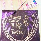 Mi Proyecto del curso: Lettering con acuarelas metálicas . % yaitcg14 tarafından hazırlanan Harfler, Sulubo, a Resim, Ve El Yazısı projesi - 09.01.2021