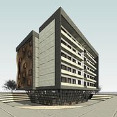 Edificios paramétricos con Revit. 3D, Architecture, Interior Architecture, 3D Modeling, Digital Architecture, and ArchVIZ project by Sergio Salamanca - 09.01.2021