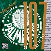 Palmeiras 107 anos. Social Media, and Social Media Design project by edukarvalhoart - 09.01.2021
