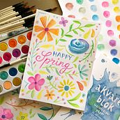 Watercolor nature. Een project van Aquarelschilderen, Traditionele illustratie,  H y lettering van Giulia Ripamonti - 02.09.2021
