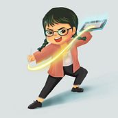 A illustration of my self! . Un progetto di Illustrazione tradizionale, Animazione, Animazione 2D e Illustrazione digitale di Mag Nguyen - 02.09.2021