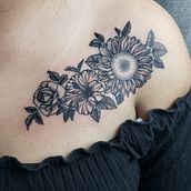 Mi Proyecto del curso: Tatuaje botánico con puntillismo Ein Projekt aus dem Bereich Traditionelle Illustration, Tattoodesign und Botanische Illustration von Seshany Von Der Brelje - 02.09.2021