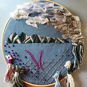 Il mio progetto del corso: Creazione di arazzi ricamati. Arts, Crafts, Interior Design, Creativit, Embroider, and Sewing project by Elena Marchionni - 09.03.2021