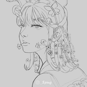 My project in Digital Fantasy Portraits with Photoshop course. Traditional illustration, Drawing, Digital Illustration, Portrait Drawing, Digital Drawing, and Digital Painting project by Lara - 09.03.2021