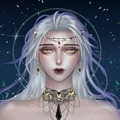 My project in Digital Fantasy Portraits with Photoshop course. Projekt z dziedziny Trad, c, jna ilustracja,  R, sunek, Ilustracja c, frowa, Portret, R, sunek c, frow, Malarstwo c i frowe użytkownika thiptiwaporn1 - 03.09.2021