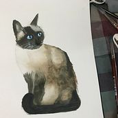 My project in Expressive Animal Portraits in Watercolor course. Traditional illustration, Watercolor Painting, Realistic Drawing, and Naturalistic Illustration project by fichuck - 09.03.2021