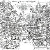 Dessins à l'encre de stylo plume format A3. Traditional illustration, Architecture, Graphic Design, Screen Printing, Comic, Creativit, Drawing, Artistic Drawing, Children's Illustration, Art To, s, Architectural Illustration, Ink Illustration, and Manga project by melanges_volatils - 09.04.2021