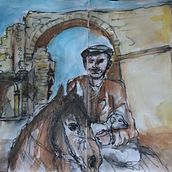 Watercolour sketching part two. Traditional illustration project by Suzan Hekkelman - 09.04.2021
