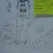 Mi Proyecto del curso: Introducción a la creación de personajes estilo cartoon. Traditional illustration, Character Design, and Drawing project by Donald Diomar - 09.07.2021