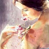 Mi Proyecto del curso: Figura humana en acuarela. Un projet de Illustration traditionnelle, Beaux Arts, Peinture, Aquarelle, Dessin réaliste , et Dessin anatomique de Angez - 24.08.2021