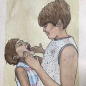 My project in Artistic Portrait with Watercolors course. Projekt z dziedziny  Sztuki piękne,  Malarstwo, Malowanie akwarelą i Portret użytkownika Amanda Casanellas - 14.08.2021