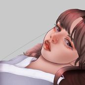 My project in Lighting and Color for Digital Portraits in Photoshop course. Traditional illustration, Digital Illustration, and Digital Painting project by Lara - 09.02.2021