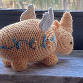 Amigurumi Rhino. Crochet project by Maria Ordonez - 09.05.2021