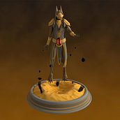 The Master of Necropolis. 3D Modeling, and 3D Character Design project by Alex García - 09.05.2021
