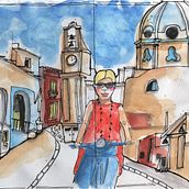 My project in Artistic Watercolor Sketching: Dare to Express Your Ideas course. Traditional illustration, Sketching, Creativit, Drawing, Watercolor Painting, and Sketchbook project by Rosalie Camilleri - 09.05.2021