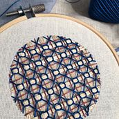 Exercícios de tramas. Embroider project by Clara Amarante - 09.06.2021