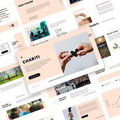Chariti - Charity Presentation Template. Design project by Mirza Ramadhany - 09.06.2021