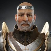 Warrior Priest | The Old World. Un proyecto de 3D, Diseño de personajes, Diseño de vestuario, Videojuegos, Desarrollo de videojuegos y Diseño de juegos de kevinleiss_art - 06.09.2021