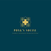 Pong's Social - a modern Cantonese restaurant in London. Art Direction, Br, ing, Identit, Graphic Design, Packaging, and Logo Design project by Tiana - 09.06.2021
