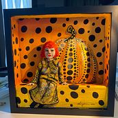 Diorama ispirato a Kusama Yayoi. Un proyecto de Creatividad de Giuliana Fedele - 06.09.2021