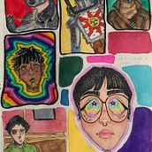 portfolio. Un progetto di Illustrazione tradizionale, Pittura e Disegno di pageangela793 - 06.09.2021