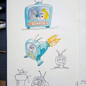 Meu projeto do curso: A arte de desenhar: transforme seus rabiscos em arte. Traditional illustration, Pencil Drawing, Drawing, and Sketchbook project by Jorge Antunes - 09.07.2021