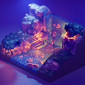 My 3D version of Final Fantasy Tactics Battle on the bridge stage.. Un progetto di 3D, Modellazione 3D, Videogiochi, Progettazione 3D, Progettazione di videogiochi e Illustrazione tradizionale di Marcos Vinicios Lopes Carvalho - 17.05.2021