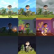 My project in Lighting Principles for Digital Painting course. Traditional illustration, Digital Illustration, and Digital Painting project by Shao-Kai Tsai - 09.07.2021