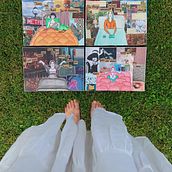 Movie Girls Inspiration. Un progetto di Illustrazione tradizionale, Collage, Pittura ad acquerello e Cinema di Francesca Bonizzato - 07.09.2021