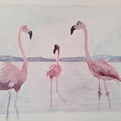 Mi Proyecto del curso: Técnicas experimentales de acuarela para principiantes . Un proyecto de Ilustración tradicional, Bellas Artes, Pintura a la acuarela e Ilustración naturalista de Fátima Mireille - 30.08.2021