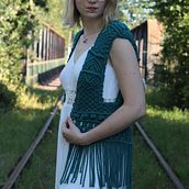 Mon projet du cours : Macramé : créez des vêtements uniques Ein Projekt aus dem Bereich Erweiterungsentwicklung, H, werk, Weben und Makramee von gwenaelle_a - 07.09.2021