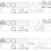 Casa entre medianeras - la vivienda unifamiliar desarrolla un ambiente campestre en el centro de la ciudad. Ein Projekt aus dem Bereich Architektur, 3D, Design und Innenarchitektur von Alvaro Moreno - 07.09.2021