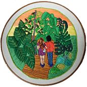 Introducción al bordado botánico PROYECTO FINAL. Embroider project by Mercedes Miranda - 09.07.2021