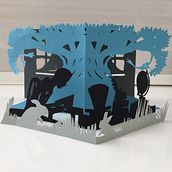 My project in Paper Cutting Techniques for Storytelling course. Un proyecto de Ilustración tradicional, Artesanía, Papercraft, Stor, telling, DIY y Narrativa de Marguerite Cousins - 07.09.2021