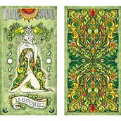 Carta del tarot con elementos botánicos. Traditional illustration, Digital Illustration, Botanical Illustration, and Digital Drawing project by Kathe Popayan - 09.08.2021