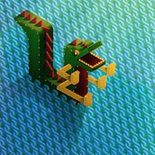 Psychedelic Alligator. Un proyecto de Diseño, Diseño de personajes e Ilustración digital de Marcelo Minka - 08.09.2021