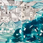 Mon projet du cours : Techniques d’illustration pour débloquer votre créativité. Design, Ilustração tradicional, Artes plásticas, Pintura, Criatividade, Criatividade para crianças, e Sketchbook projeto de Elodie - 08.09.2021