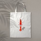 para bailar la gamba. Een project van  Ontwerp, Traditionele illustratie, Ontwerp van accessoires, Grafisch ontwerp, Patroonontwerp, Aquarelschilderen y Textiel verven van Fernanda Mogna Bagur - 08.09.2021