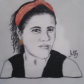 Meu projeto do curso: Criação de retratos bordados. Embroider project by tetevfigueiredo - 09.08.2021